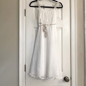 Vintage 50s Fantasy Lingerie Lace Full Sweep Princess Nightgown Sz 32 Nylon